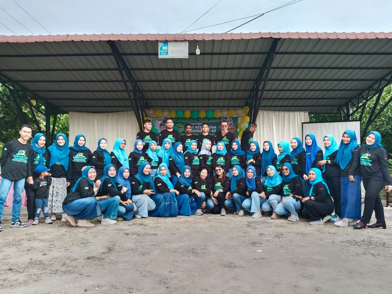 Acara perayaan puncak Hari Kesehatan Nsional Ke  60 2024 mengangkat tema "gerak bersama, Sehat Bersama"